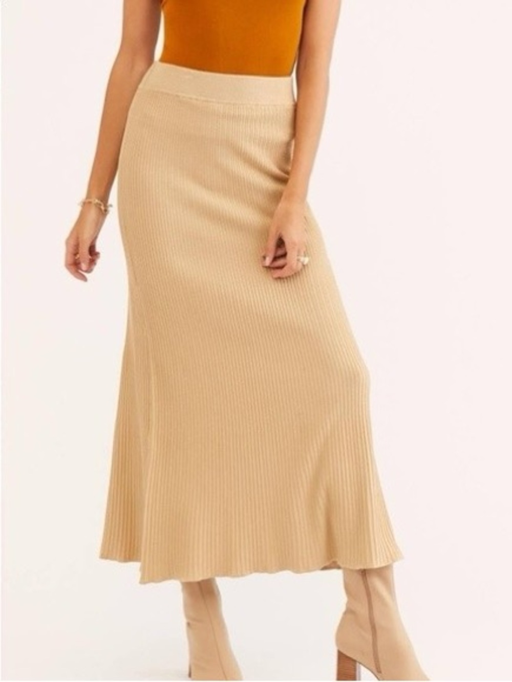 Free People Shine Bright Solid Skirt size S